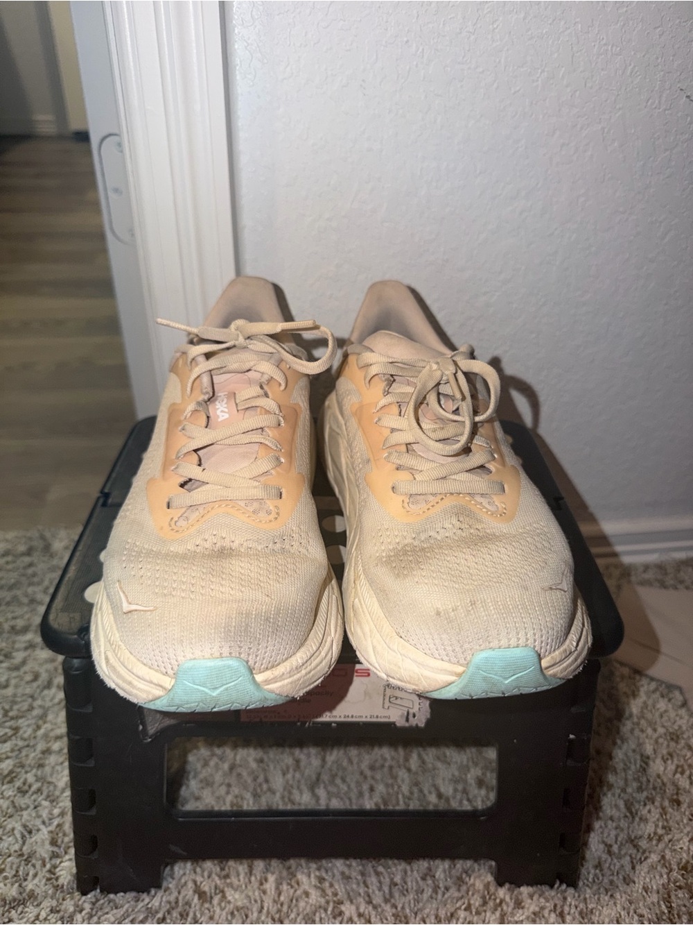 Hoka Women’s Peach Athletic Running Sneakers